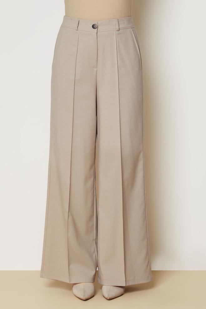Hijab clothing BROWN WIDE LEG PANTS 71011 - ALVİNA