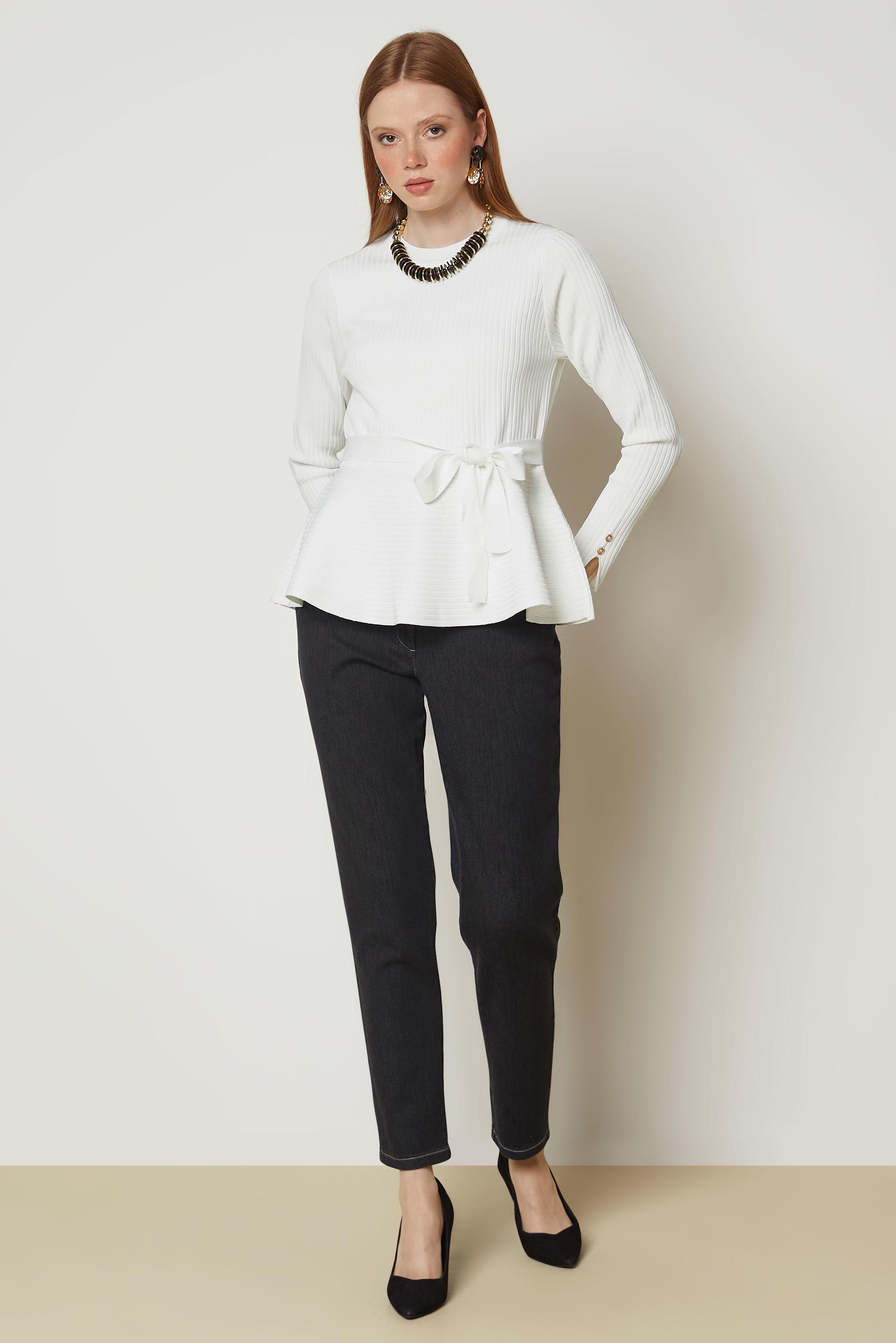 Tesettür giyim SİYAH 71012 NEW SHERLOK PANTOLON 38-46 TEK40