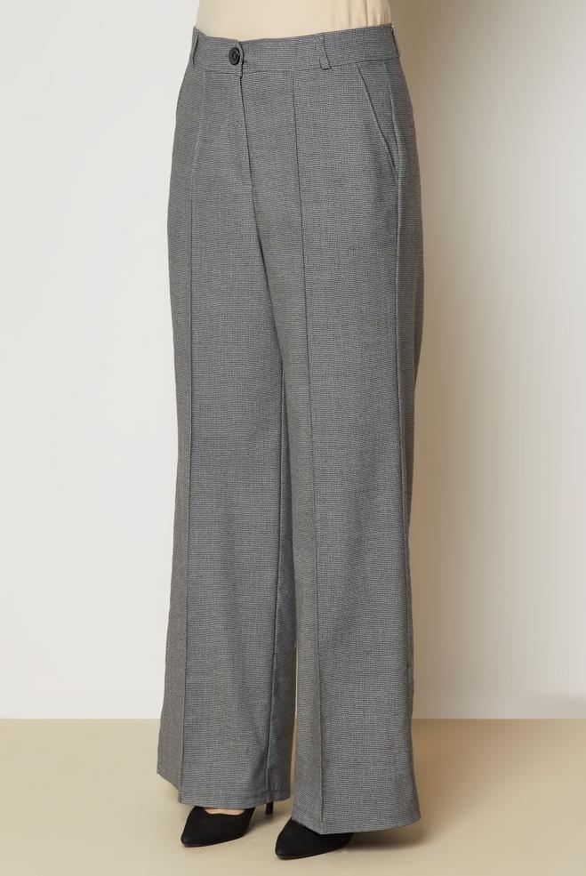 Vêtements hijab NOIR PANTALON LARGE 71014 - ALVİNA