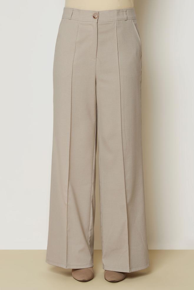 Vêtements hijab BRUN PANTALON LARGE 71014 - ALVİNA