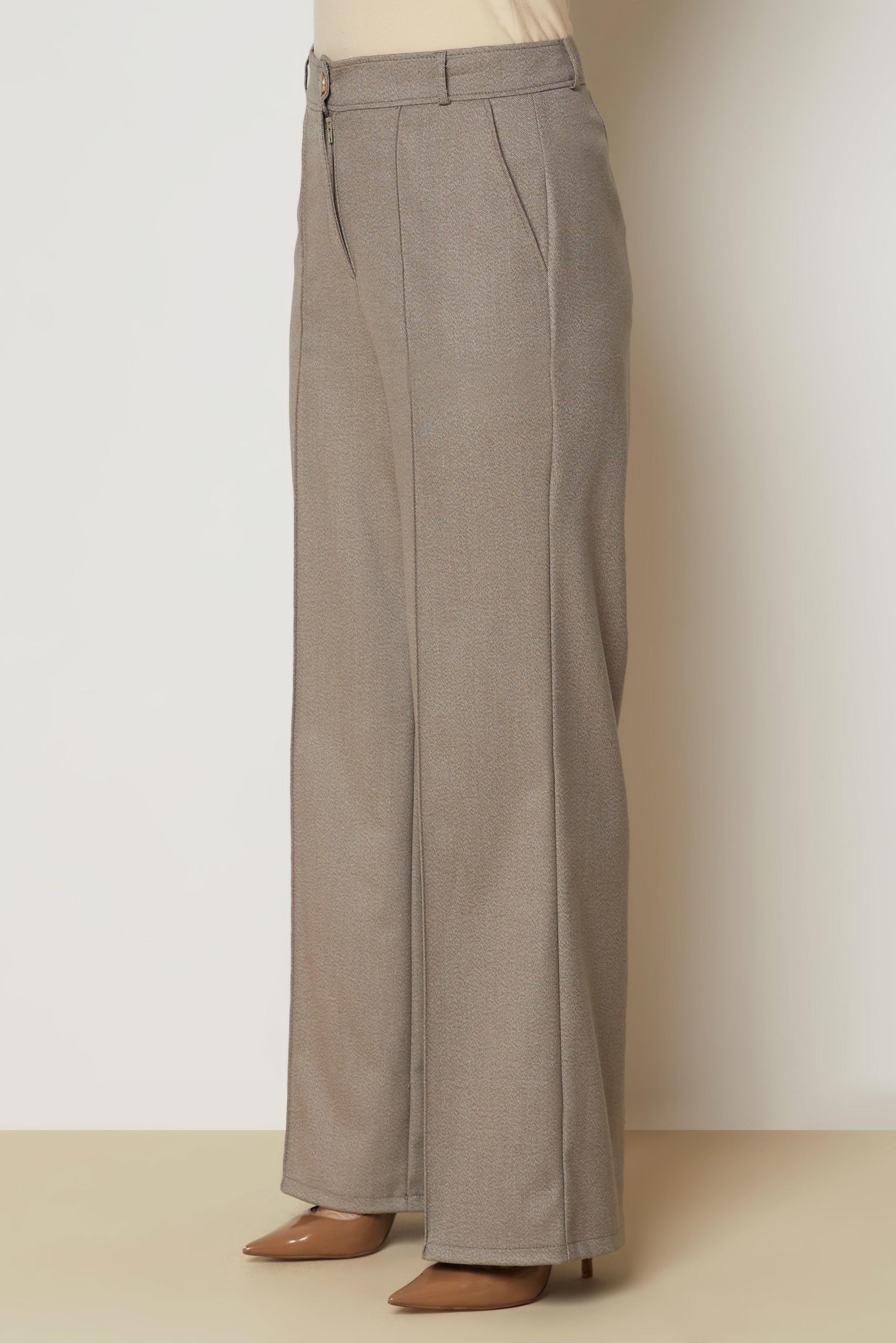 Vêtements hijab BRUN PANTALON LARGE 71015