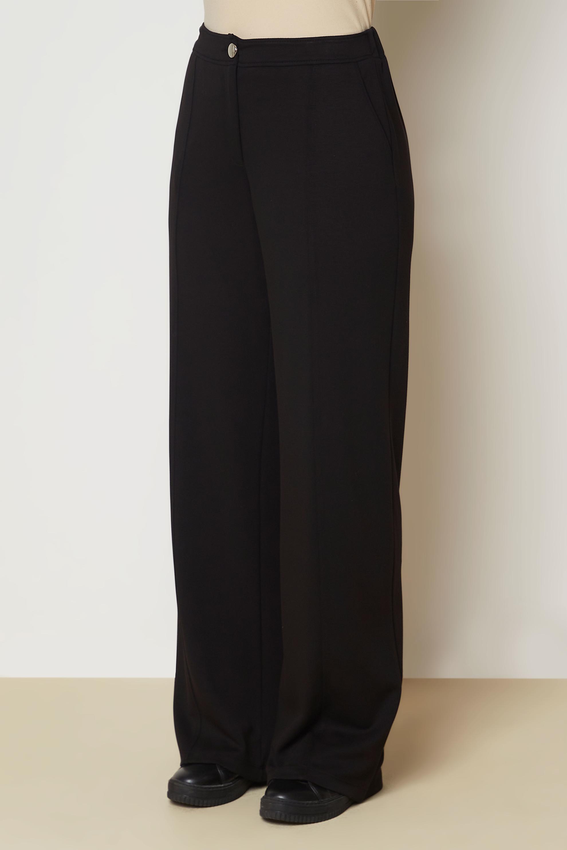 Hijab clothing BLACK WIDE LEG PANTS 71017