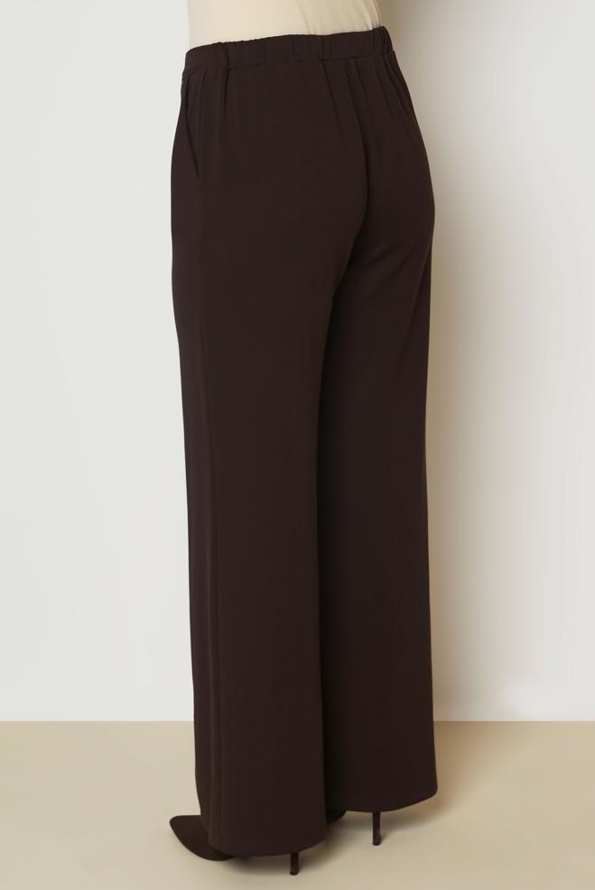 Vêtements hijab BRUN PANTALON LARGE 71017 - ALVİNA