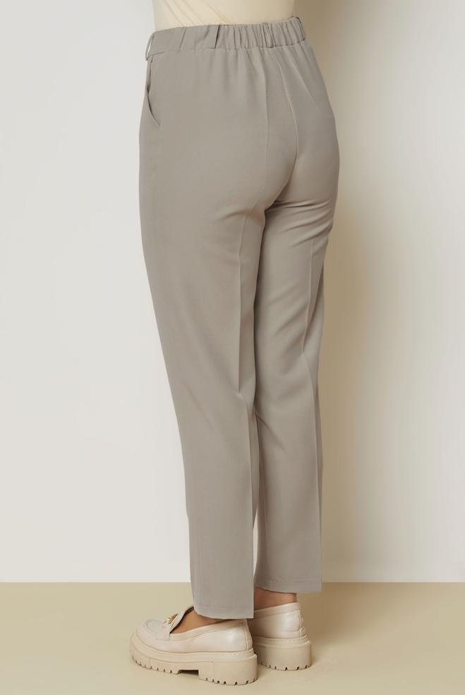 Vêtements hijab BEIGE PANTALON COUPE DROITE 71018 - ALVİNA