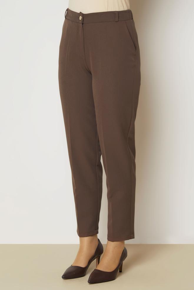 Hijab clothing MINK STRAIGHT CUT PANTS 71018 - ALVİNA
