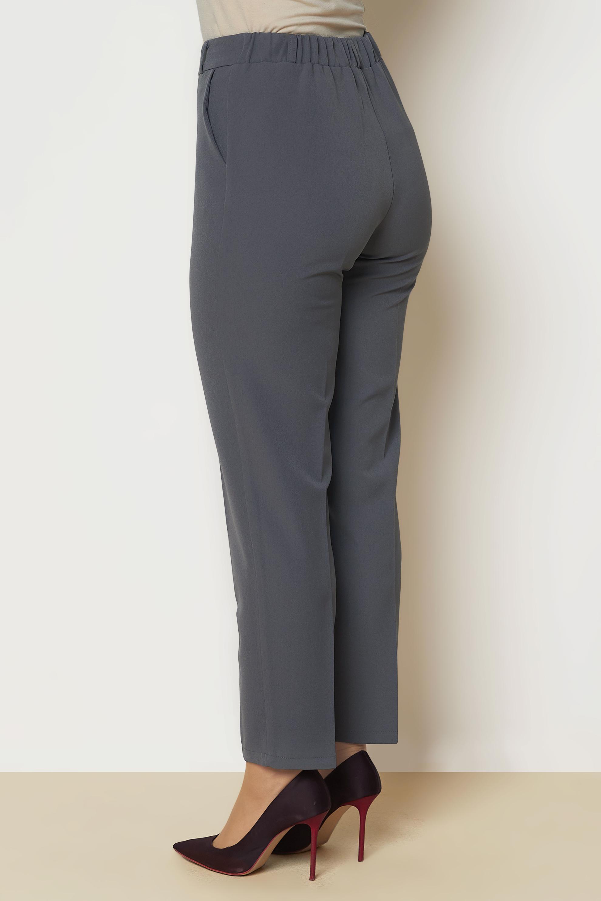 Vêtements hijab GRIS PANTALON COUPE DROITE 71018