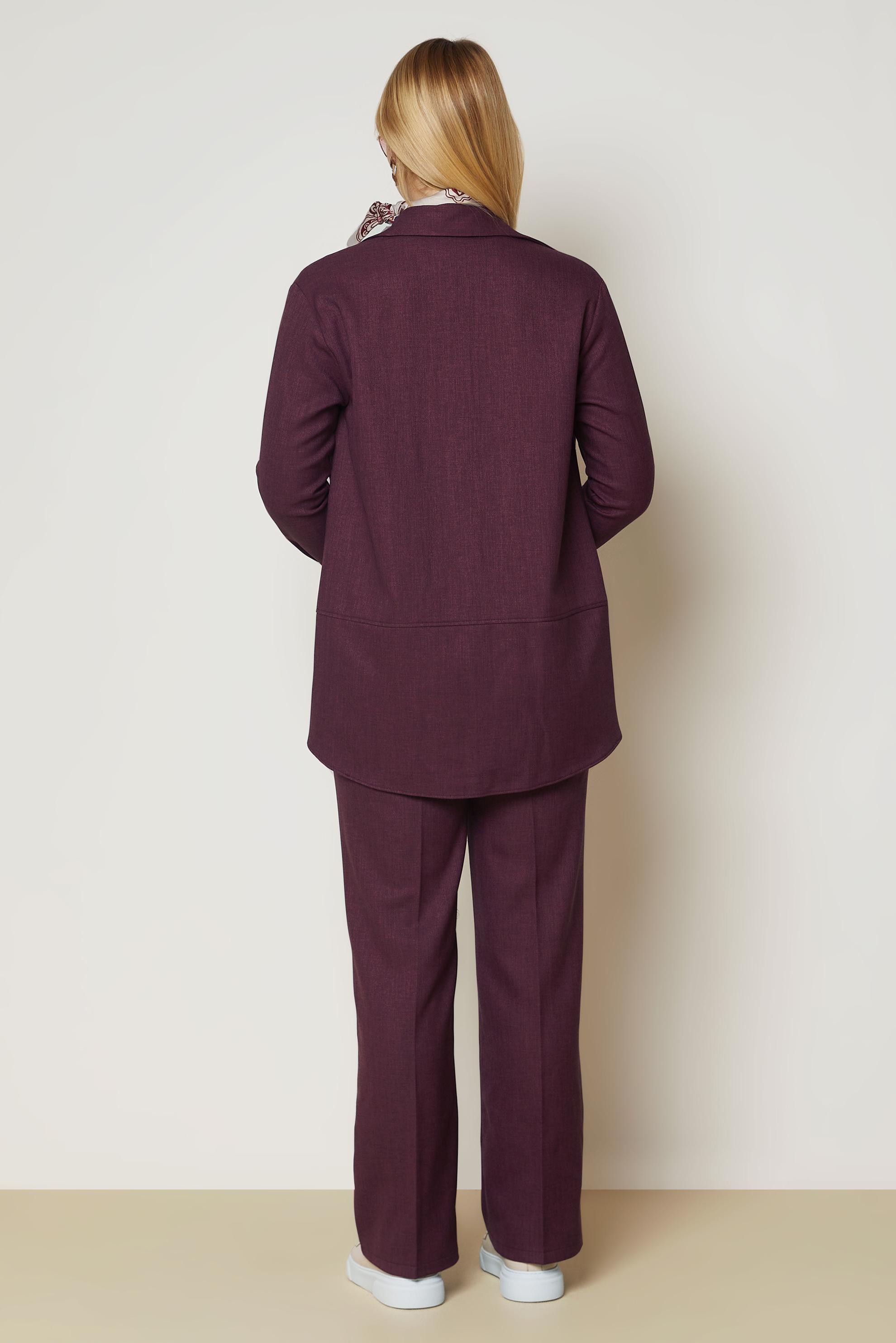 Hijab clothing DAMSON SHIRT COLLAR PANTSUIT 47118