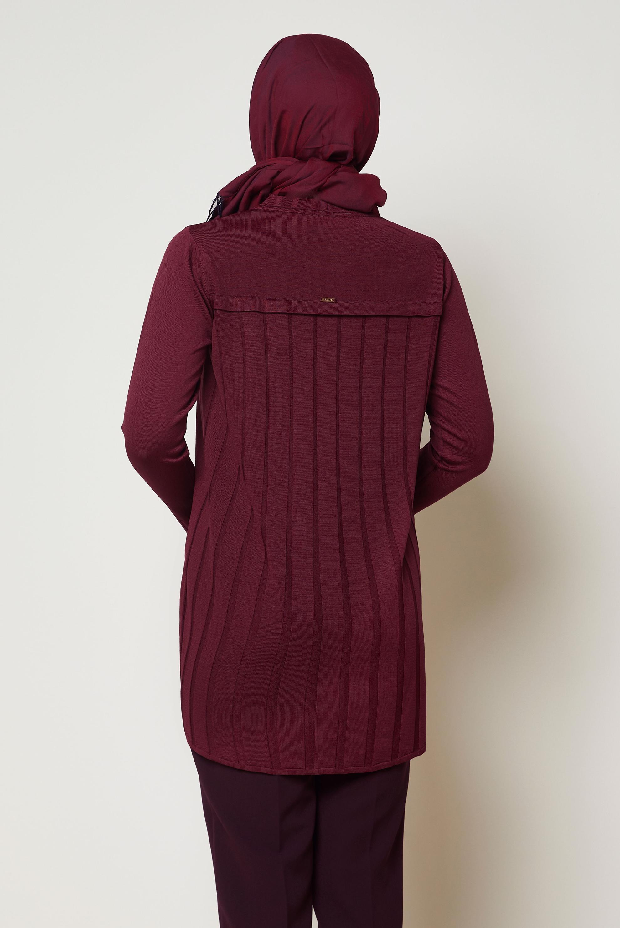 Hijab clothing BROWN KNITWEAR TUNIC 46932