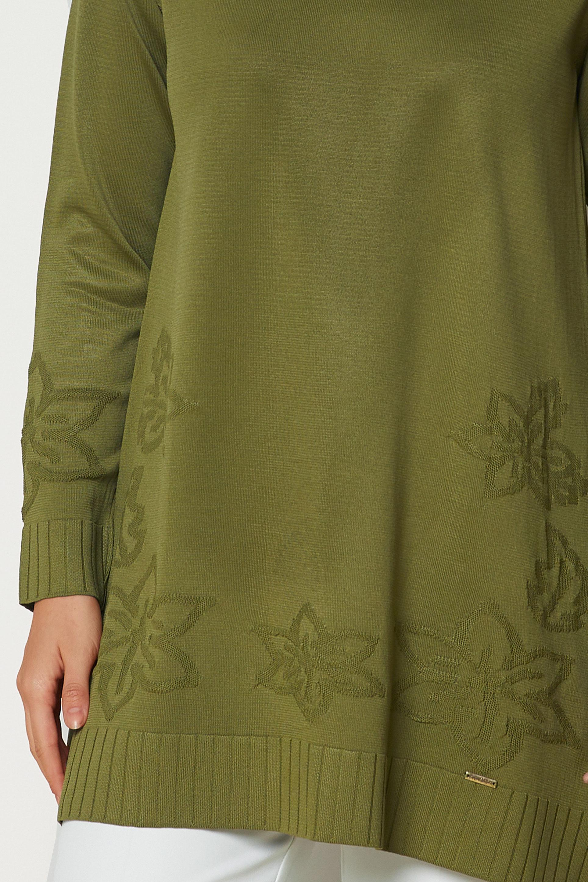 Vêtements hijab BRUN TUNIQUE EN MAILLE 46938
