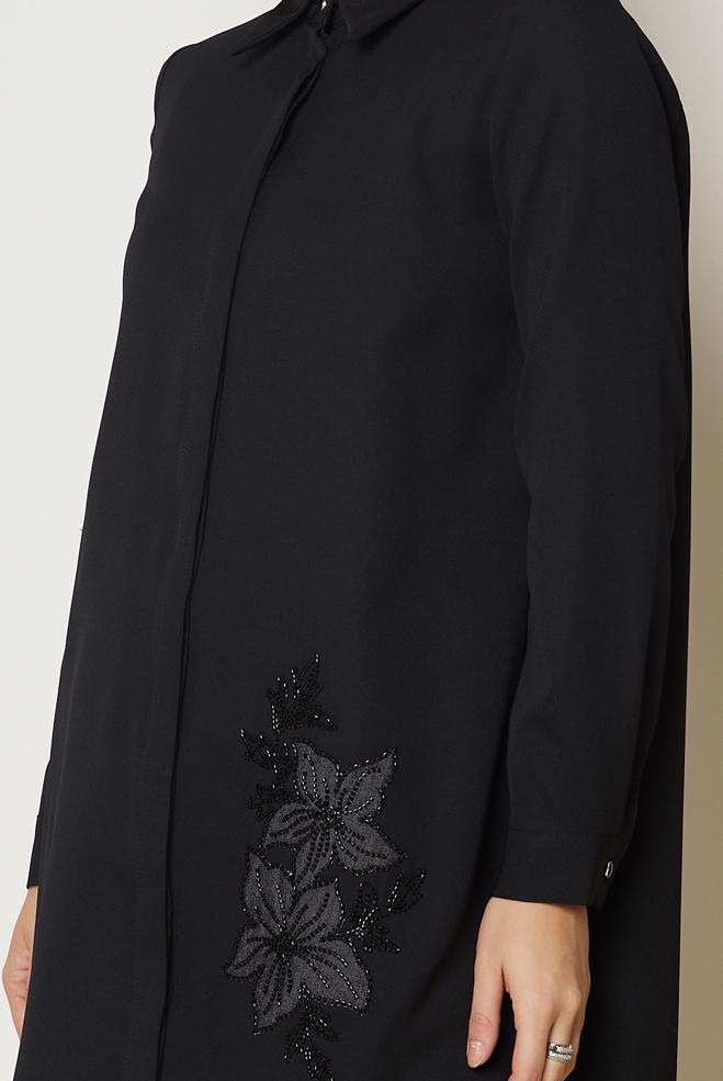 Hijab clothing BLACK 47016 43961 TUNİK 40-48 TEK38 - ALVİNA