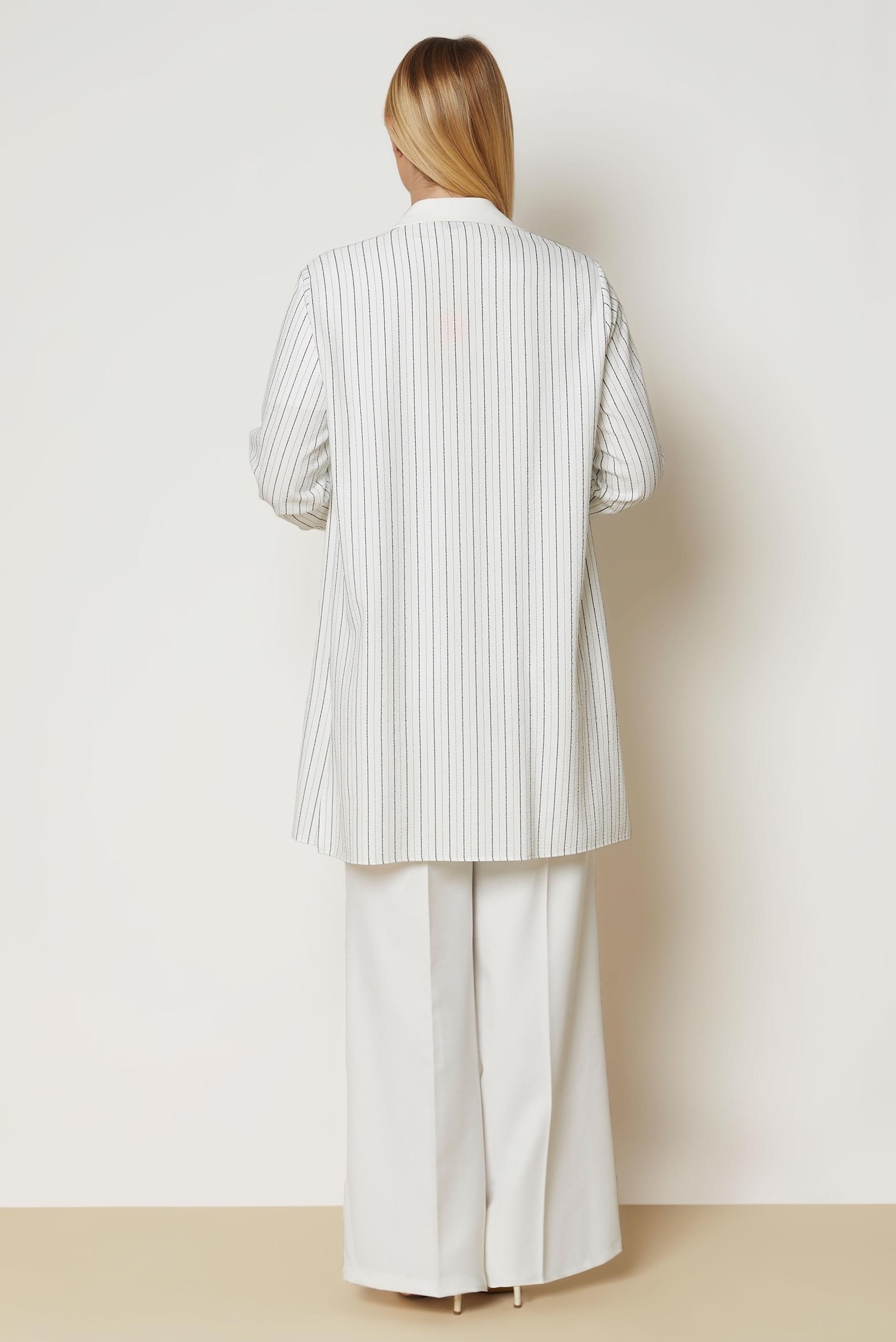 Hijab clothing WHITE SHIRT COLLAR TUNIC 47093