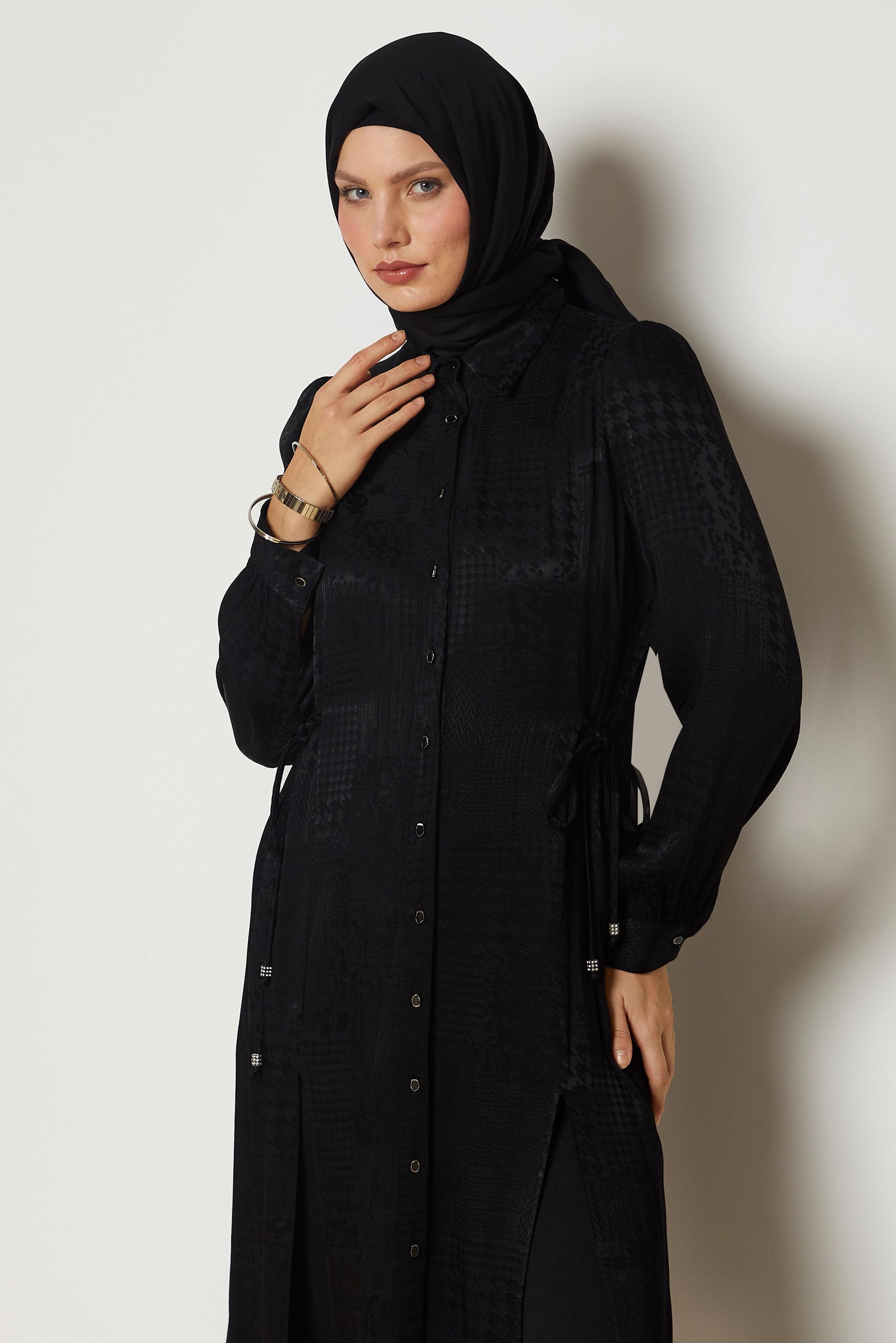 Hijab clothing BLACK 47139 MAROKEN 913 TUNİK 38-46 TEK42