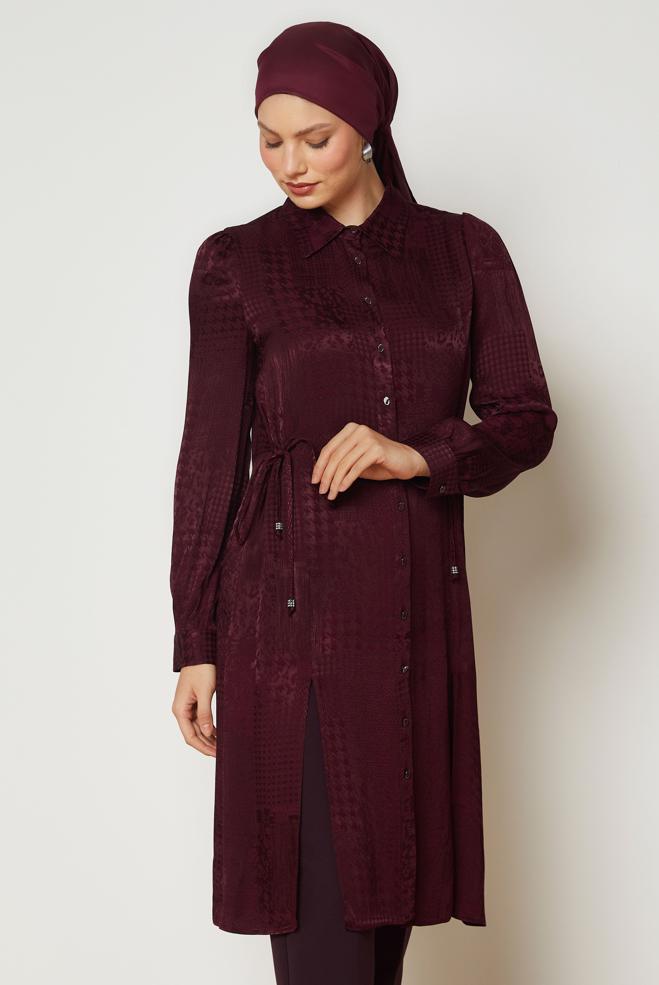 Hijab clothing BROWN 47139 MAROKEN 913 TUNİK 38-46 TEK42 - ALVİNA
